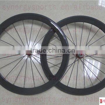 700C 50mm Clincher Carbon Ultralight carbon road bike wheels