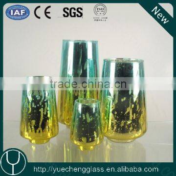 Glassware manufacturer Yuecheng handmade decorative glass votive candle holder