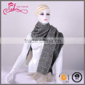 Lady's Fashion Acrylic Scarf/Pashmina Scarf/Pashmina Shawl With Tassels