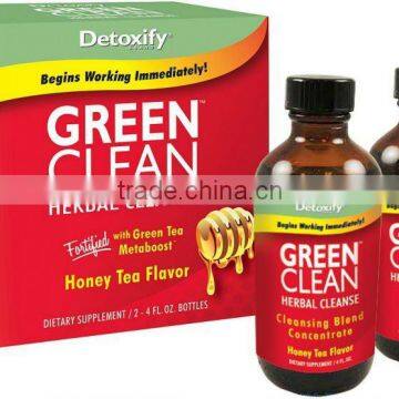 Detoxify - Green Clean, Honey tea (2x4oz)