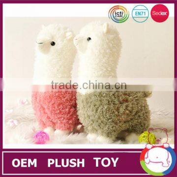 2015 High Quality alpaca stuffed animal sheep toy