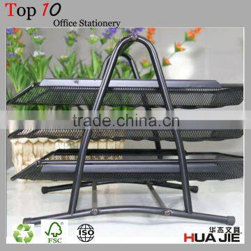 High quality 3 tier/3 layer metal mesh document tray/desk tray/file tray