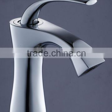 hot cold water basin button faucet