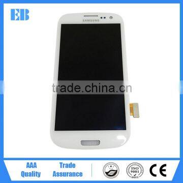 Cell phone mobile spare parts lcd display screen assembly for samsung galaxy S3 I9300