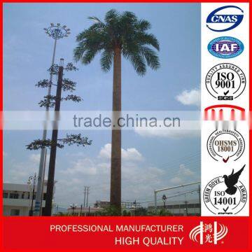 Antenna Tower Telecommunication Steel Mono pole Tower Designed as Pine Tree