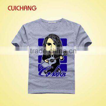 Wholesale High Quality Fashion 100% Cotton Tee Shirt Printing,tee Shirt,sublimation Tee Shirt