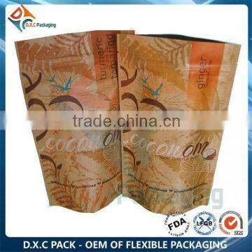 Custom Print Heat Seal Aluminum Foil Paper Bag With Zipper For Food Packaging photo-3