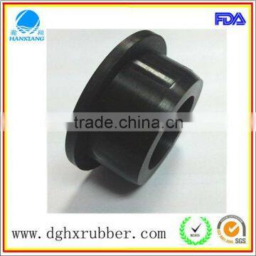 Custom made black rubber pipe plug