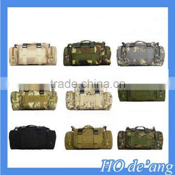 Hogift China factory olive military canvas shoulder bags/soldier backpack