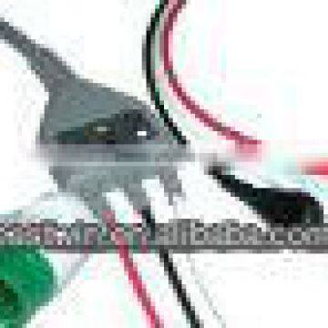 compatible medtronic-physio control patient cable with leadwires