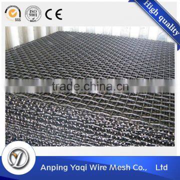 galvanized 25mm hole woven crimped wire mesh