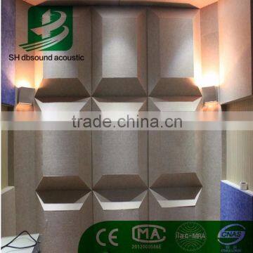 Fabric sound absorption acoustic noise reduction panel board for cinema, conference hall