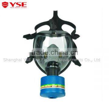 full face dust gas mask with active carbon filter