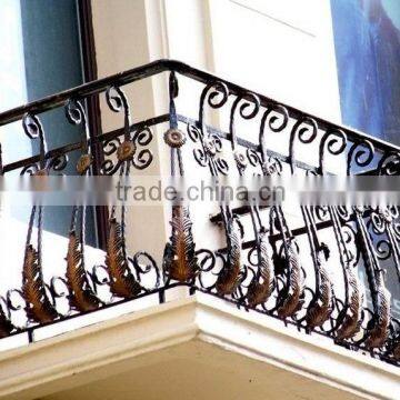 new design high quality iron balcony railing