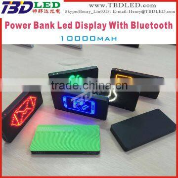 2016 Mini LED POWER BANK With Bluetooth /mini LED Version Bluetooth Caller Display/mini LED Bluetooth Free Softwa