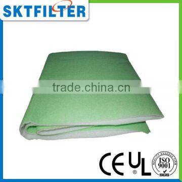 2014 hot sale Green needle cotton air filter media filter cotton