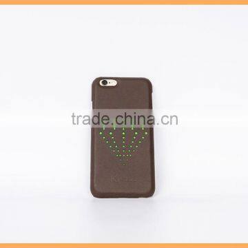 With logo original genuine leather fancy official case for iphone 6/ 6 plus