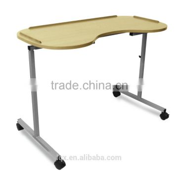 Moveable Hospital Adjustable Over Bed and Over Chair Table