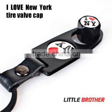 Tyres Valve Caps With New York Logo