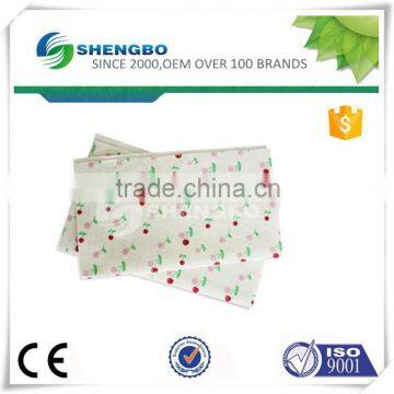 Logo printed cleaning cloth/needle punched nonwoven