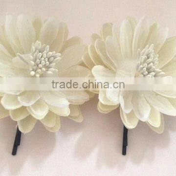 Lovely white flower Kids Hair Accessories chinese Hairpin