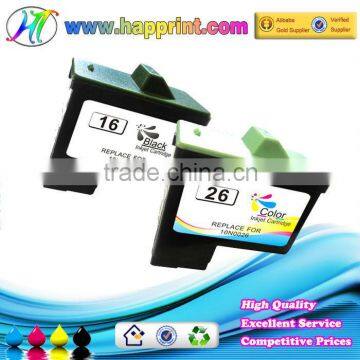 Refillable Ink Cartridges for Lexmark Ink Cartridge 16 26 10N0016 10N0026 for Lexmark 17 27 10N0017 10N0027 for Dell T0529 T0530