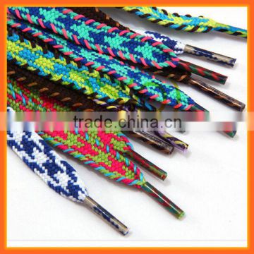 2016 New Fashion YoYo Flat Shoelaces Custom Fat Shoelace