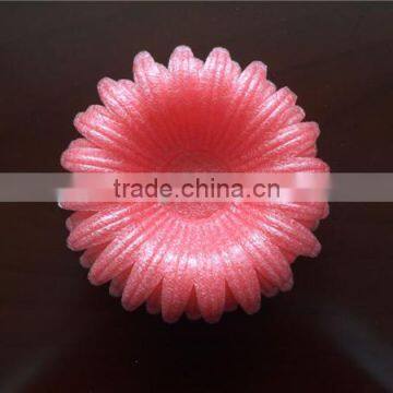 120mm diameter colorful epe plastic lotus petal for apple