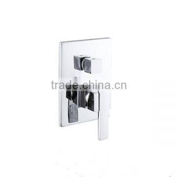 simple design single handle wall-mounted shower mixer with diverters