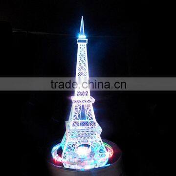 Led Crystal Eiffel Tower Model for the Valentine's Day Gifts photo-5
