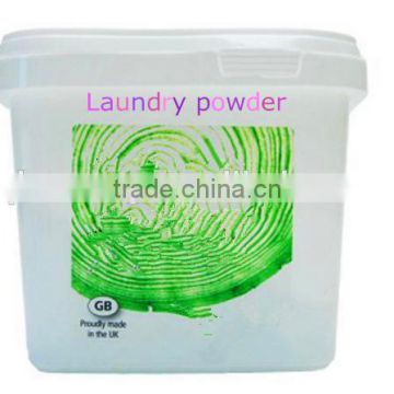 High effiective washing powder for bucket