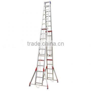 Double Sided Aluminium Extension Ladder,12m ladder.