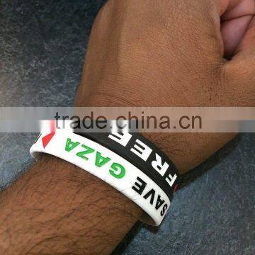 Fashion and original Palestine pvc wrist band ---- DH 16993