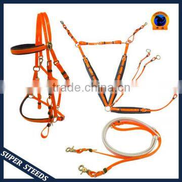 Endurance Soft PVC/TPUwebbing Horse Bridle and Halter Quality Choice photo-4