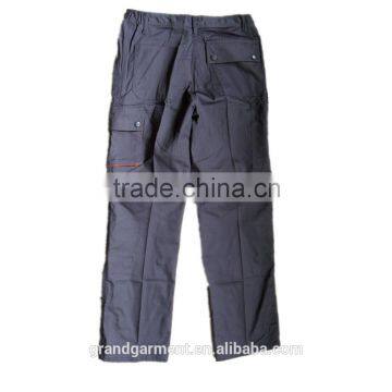 Personalized Multi Pocket Grey Work Pants photo-2