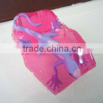 Factory supplier wholesale Crystal Coffin putty with dinosaur frog spider lizard alien 24pcs/box a variety of colors