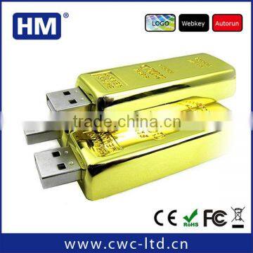 fine gold mini metal usb 3.0 flash drive
