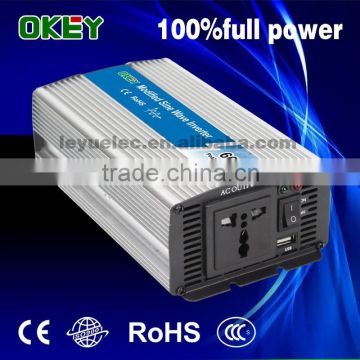 Modified sine wave OPIM-600-1-24 DC to AC for solar panel 24v 110v 600w inverter for car use