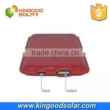 2016 Newest Product 5000mah Mobile Cell Phone Charger/portable Mobile Phone Charger/mobile Leather Power Bank