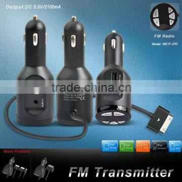 car charger and FM Transmitter for iphone 4