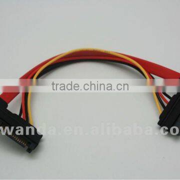 7+15pin m/f sata cable