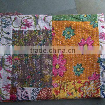 INDIAN Traditional Handmade Kantha Work Bedspreads