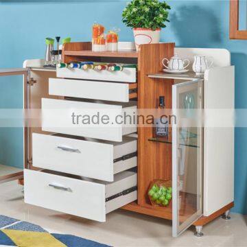 Modern Wooden Glossy White Dining Cabinet/buffet photo-2