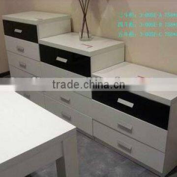 Modern melamine drawer chest set