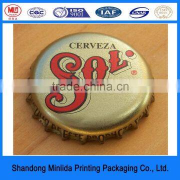tin bottle closure for beer bottle
