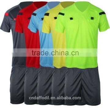 Hot sale Custom Judge uniform professional soccer referee uniform design soccer training suit