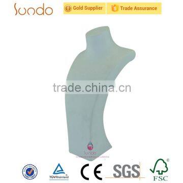 Handmade White Jewelry Necklace Display Bust photo-1