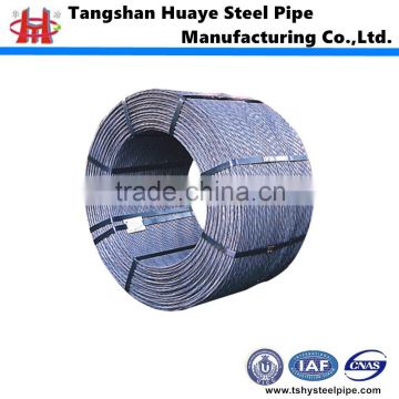 good quality ASTM 290 high tensile steel strand wire, 12.7mm Prestressed Concrete Steel Strand, PC Steel Strand Wire