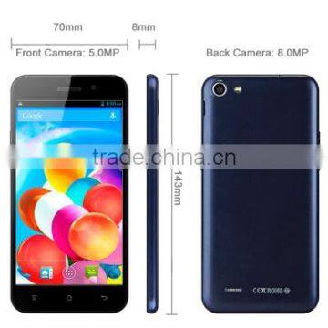 Original Mijue M10C 4GB Blue, 5.0 Inch 3G Android 4.2.2 Smart Phone, MTK6582 1.3GHz, Quad Core, RAM: 1GB, Dual SIM, WCDMA & GSM photo-5