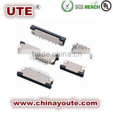 SMT FPC Connectors for 1.00mm/039 inch ZIF Type Single Beam Contact Style Manufacturer